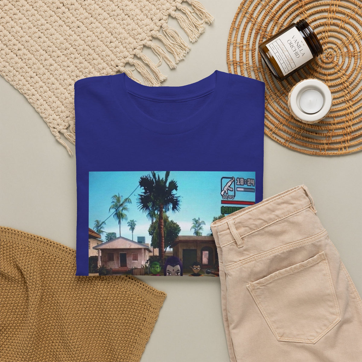 Teen Titans Grand Theft Auto Crossover Tee