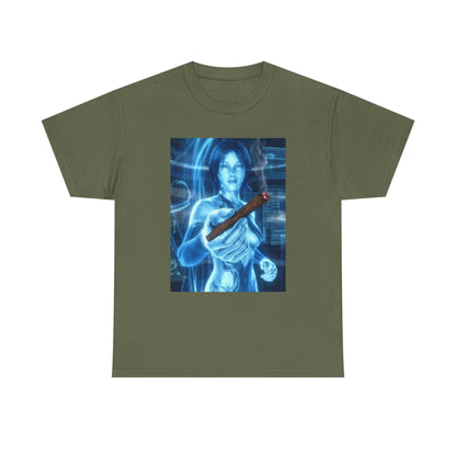Holographic Babe Passing The Blunt Tee