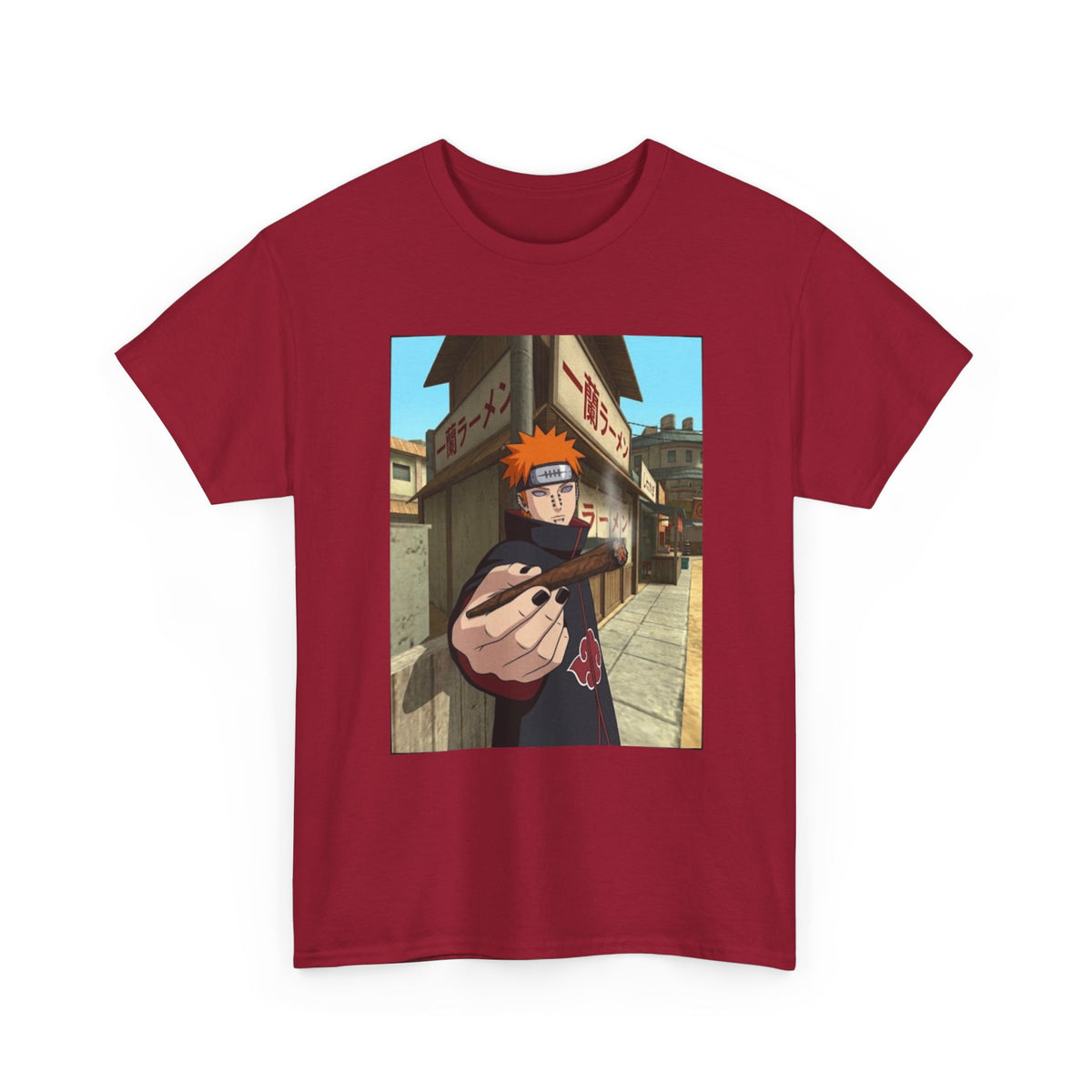 Pain Smoking A Blunt In Konoha Tee