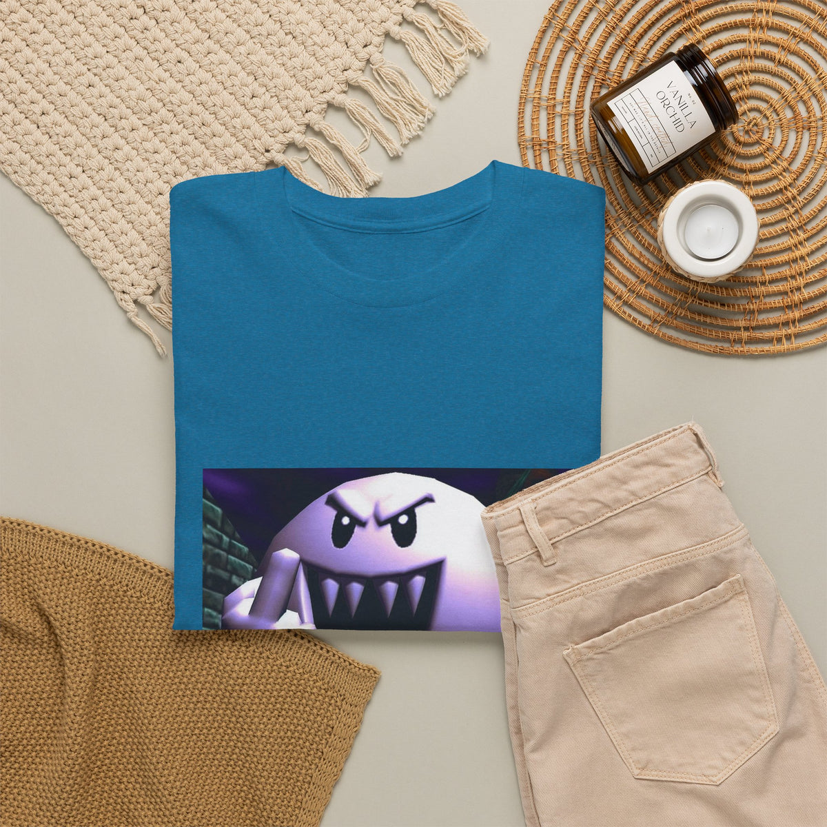 Aggressive Boo Flipping The Bird Tee