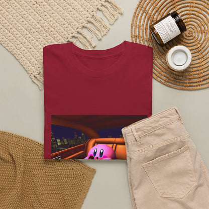 Kirby Sipping Lean In The Car Tee