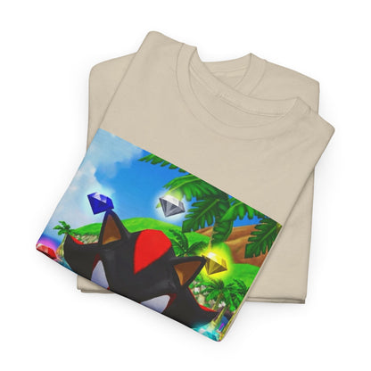 Shadow The Hedgehog Flipping The Bird Tee