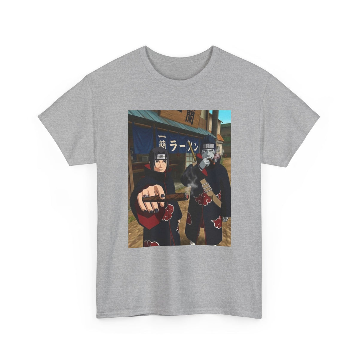 Itachi And Kisame Smoking Akatsuki Tee