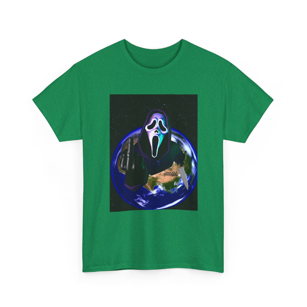 Ghostface Flipping Off The Earth Tee