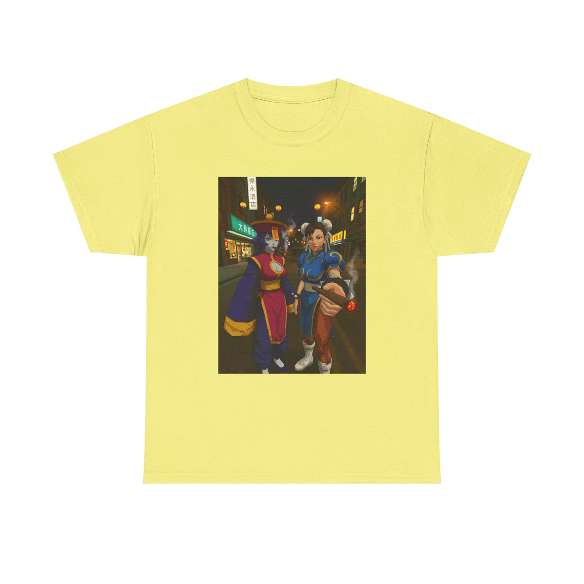 Hsien-Ko And Chun-Li Sharing Blunts Tee