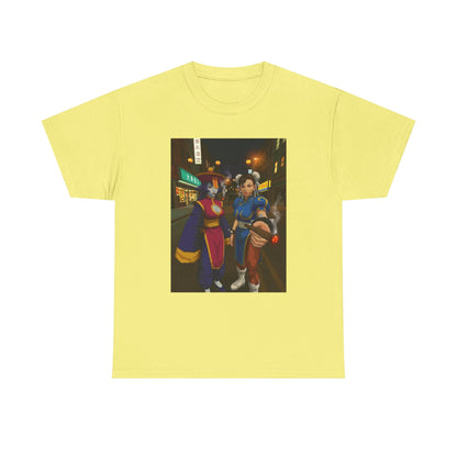 Hsien-Ko And Chun-Li Sharing Blunts Tee