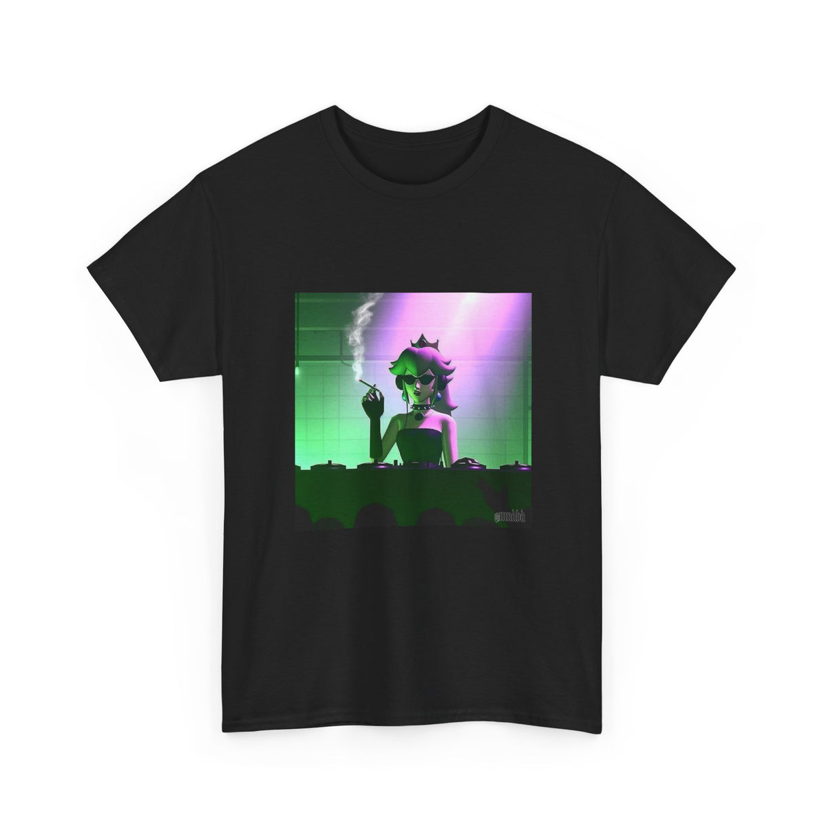 DJ Peach Smoking At The Rave Tee
