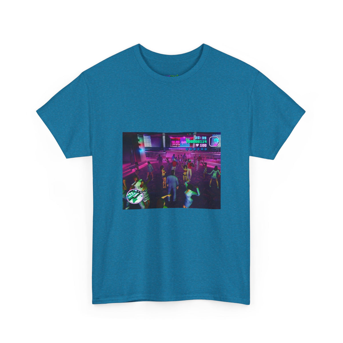 Neon Ember Flow Graphic Tee