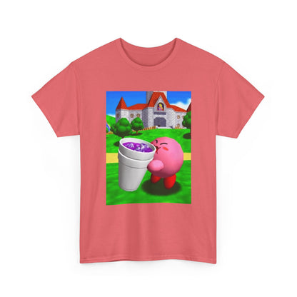 Kirby Sipping Purple Drank In Princess Peach's Castle