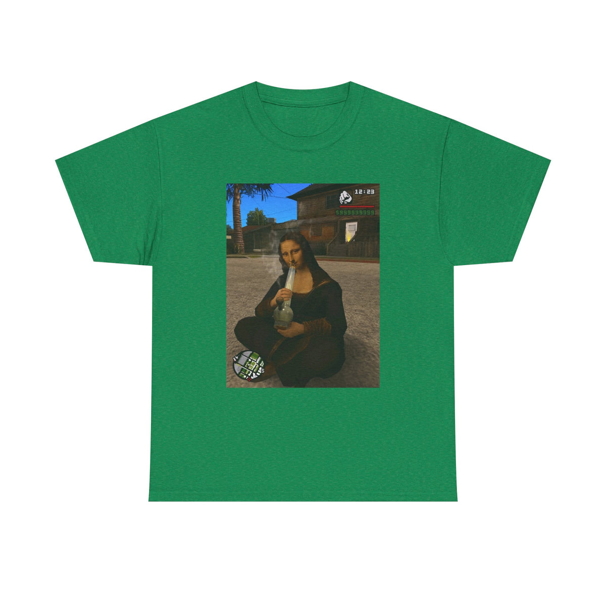 Mona Lisa Hitting The Bong Tee