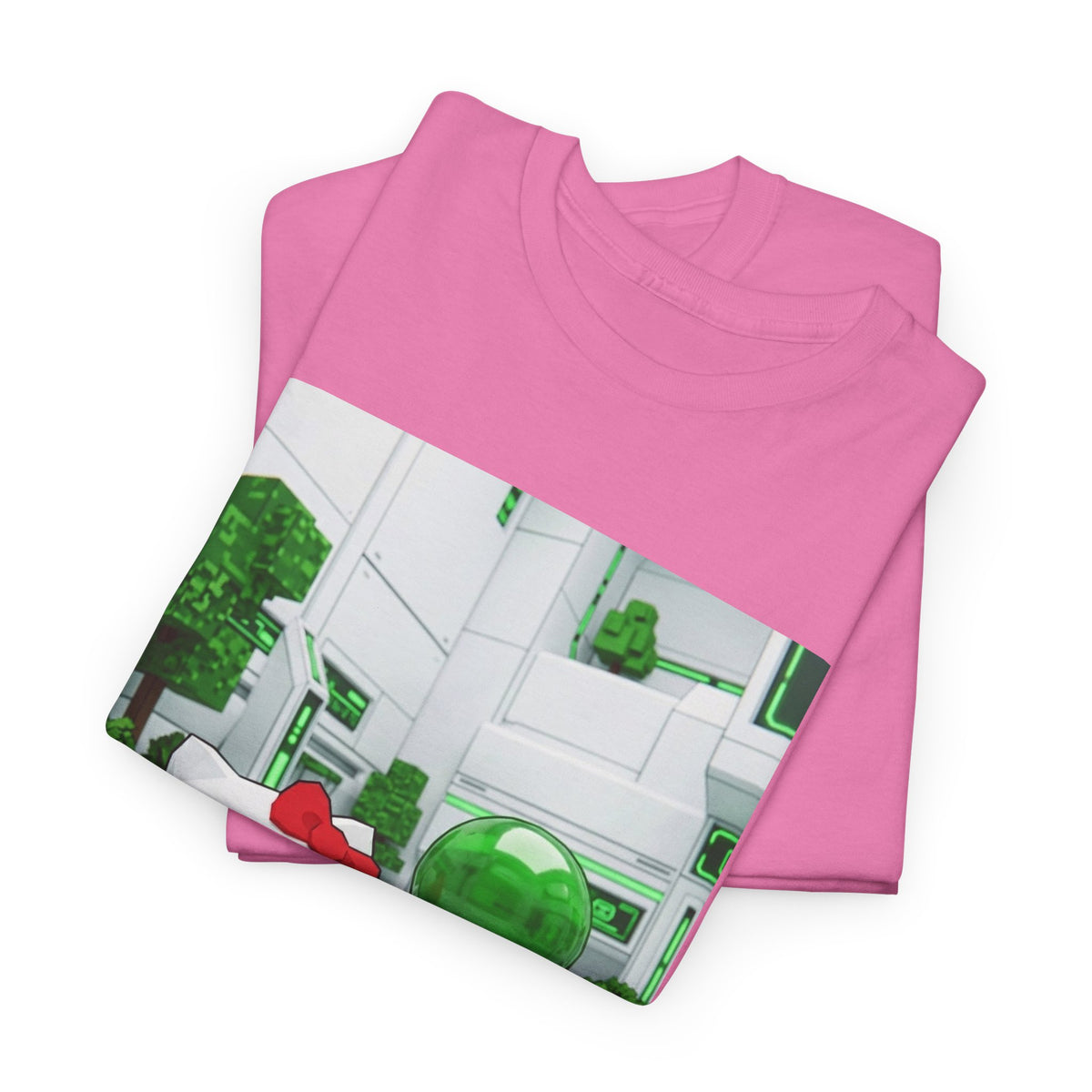 Low Poly Hello Kitty And Green Alien Flip Off