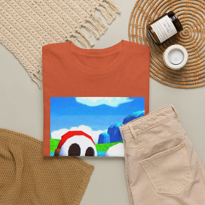 Shy Guy And Boo Flipping The Bird Tee