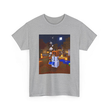 Pumpkin Snow Golem Hitting The Bong Tee