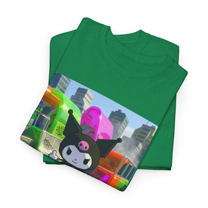 Skater Kuromi Giving The Finger Tee
