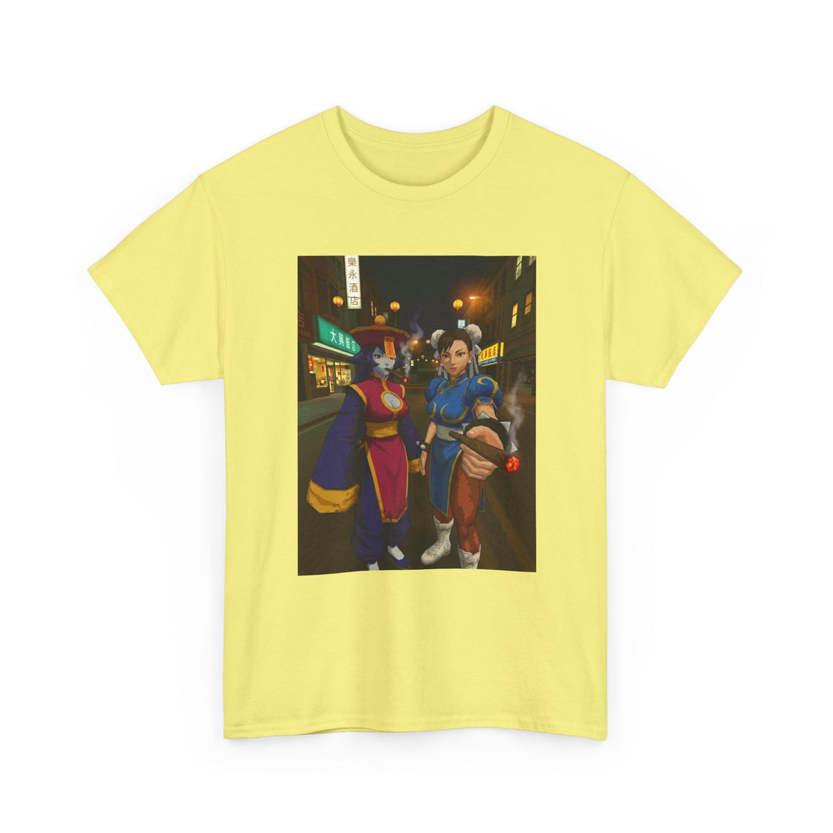 Hsien-Ko And Chun-Li Sharing Blunts Tee
