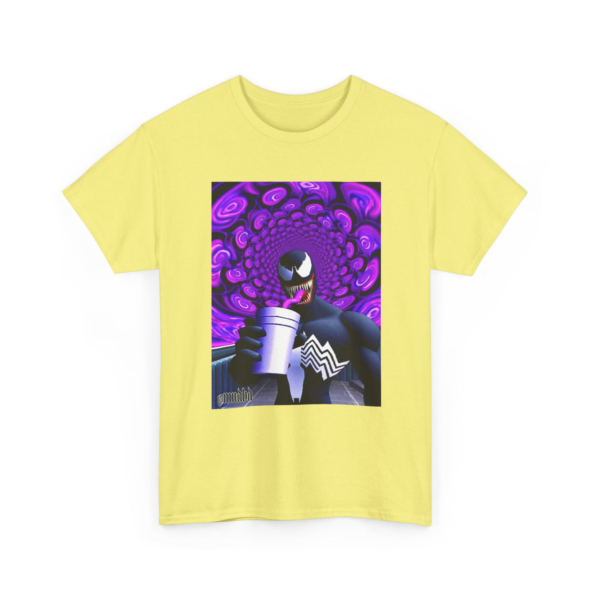 Venom Sipping Lean in Hypnotic Haze Tee