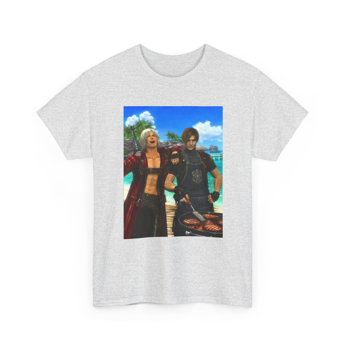 Dante and Leon Grilling Island Burgers Tee