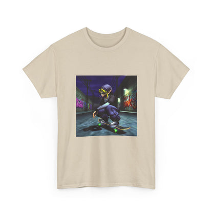 Edgy Link Skater Smoking Alley Tee