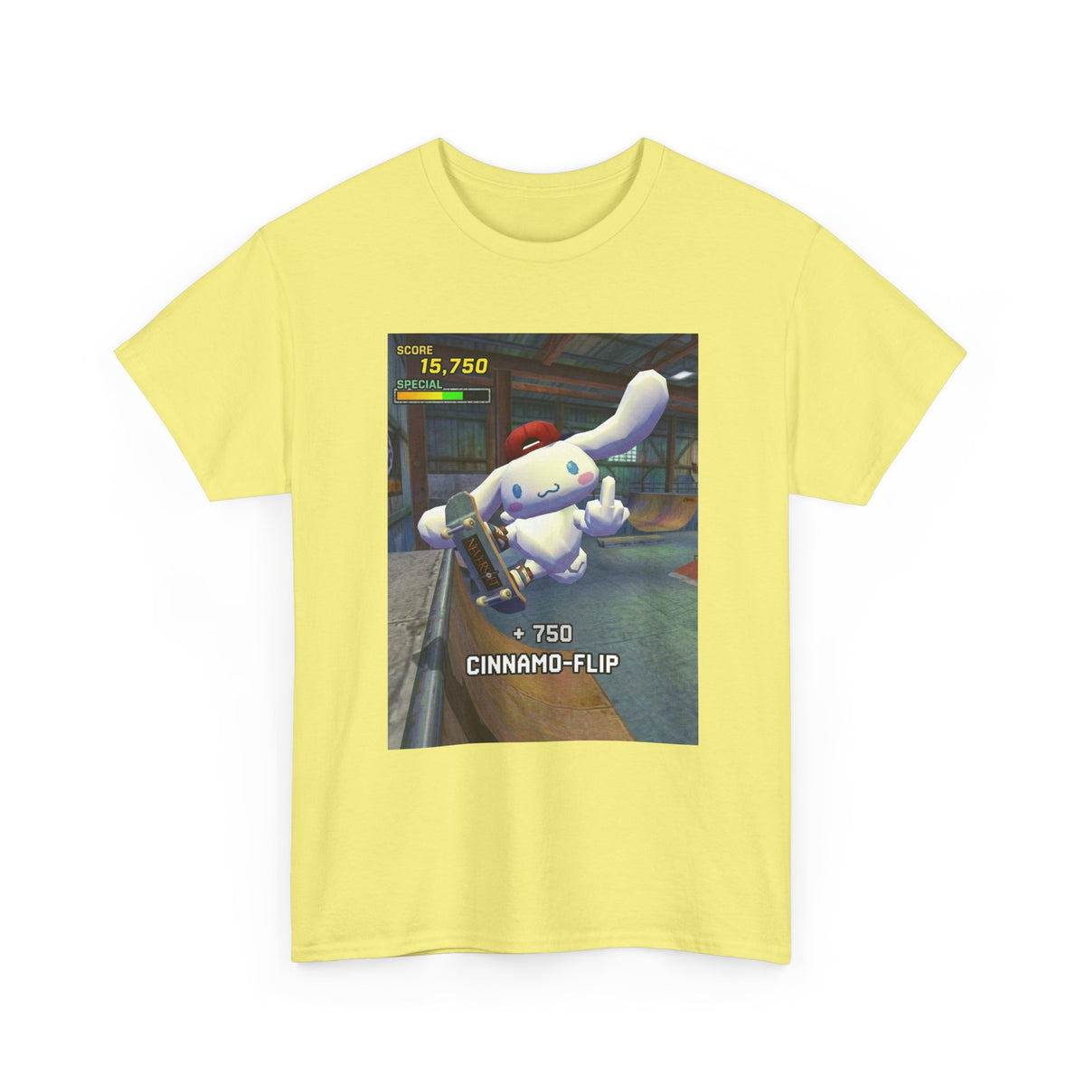 Cinnamoroll Shredding And Flipping You Off Tee
