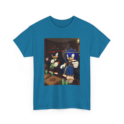 Shadow and Sonic Smoking Chill Tee