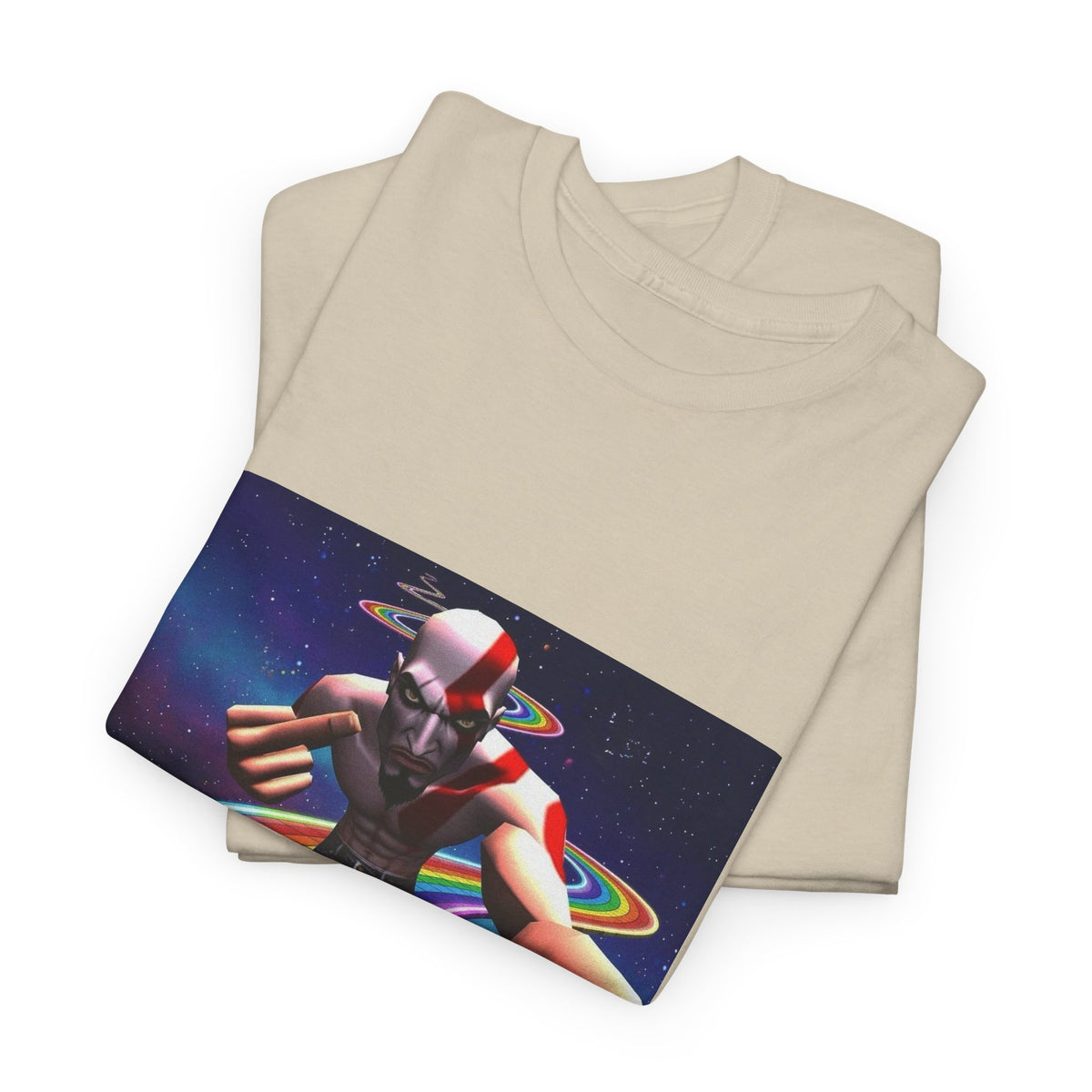 Kratos Flips Off On Rainbow Road