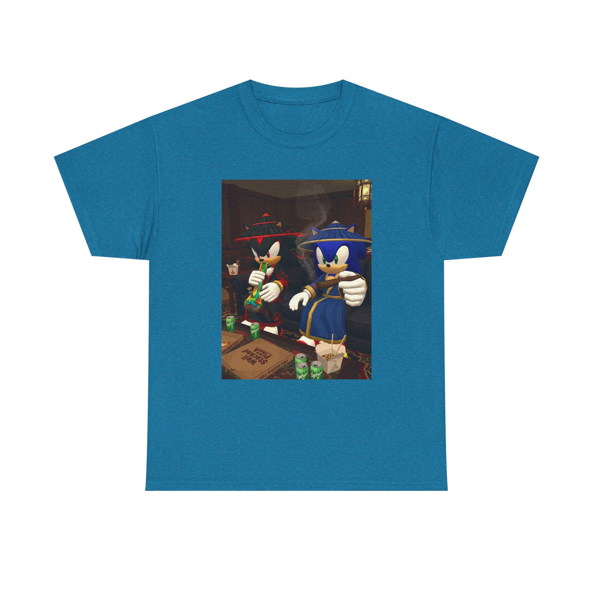 Shadow and Sonic Smoking Chill Tee