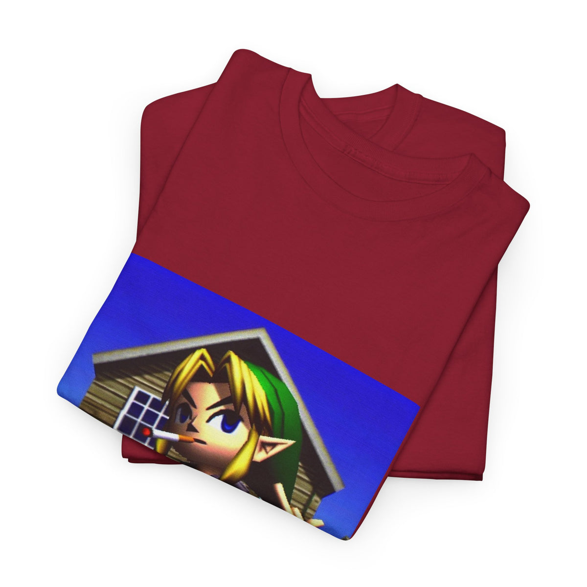 Edgy Hero Smoking And Flipping The Bird Tee
