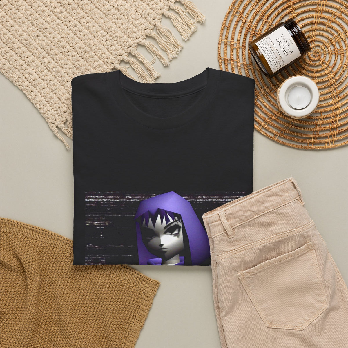 Low-Poly Raven Glaring Tee