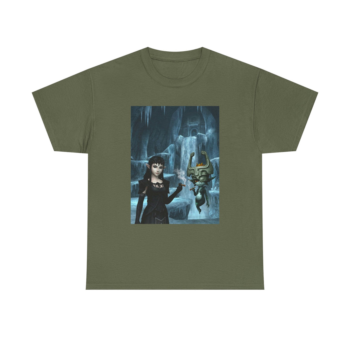 Zant, Midna Smoking Blunts In Ice Cave Tee