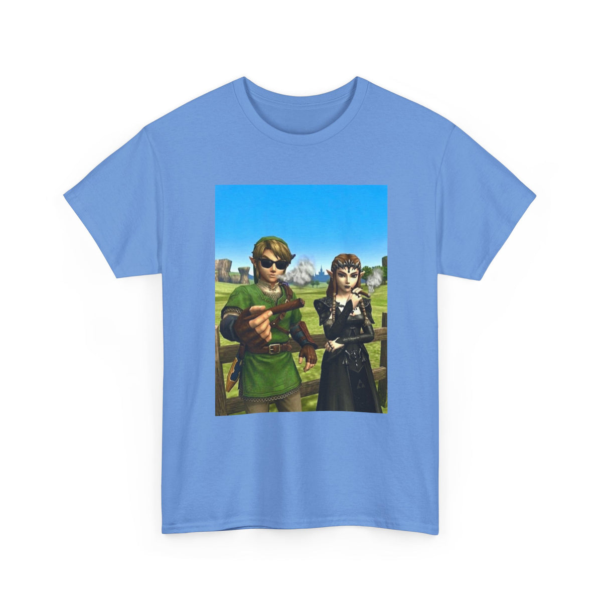 Link And Zelda Chilling With Blunts Tee