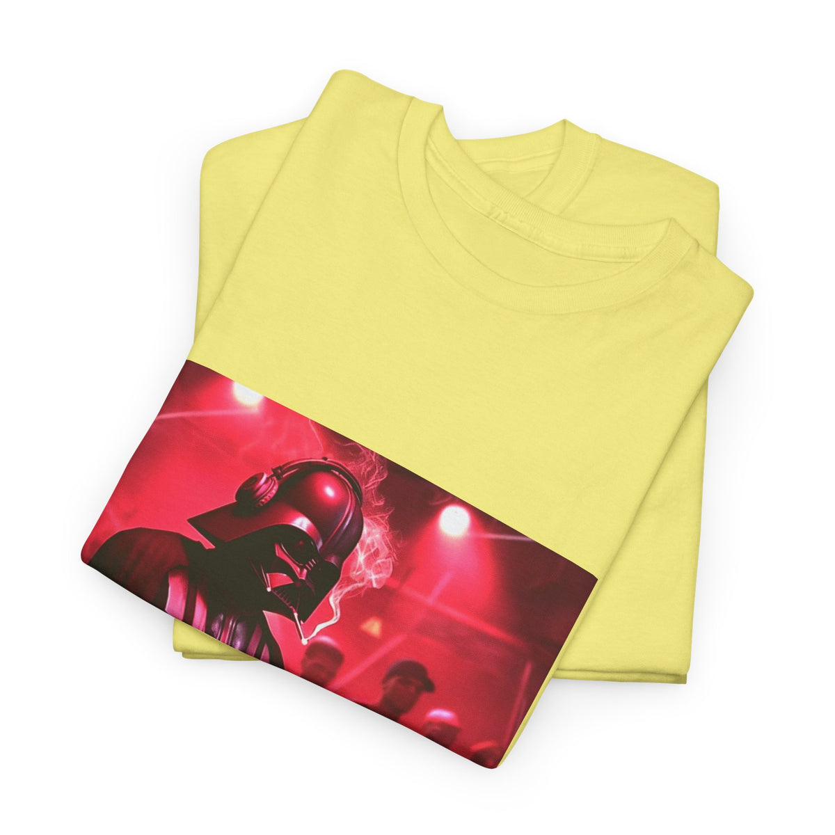 Darth Vader DJ Mixing And Smoking Tee