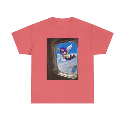 Waluigi Flipping The Bird Mid-Flight