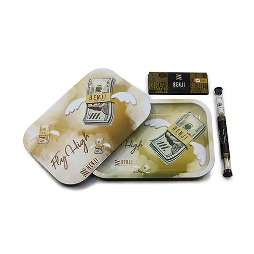 Benji Fly High Rolling Tray Kit With Magnetic Lid
