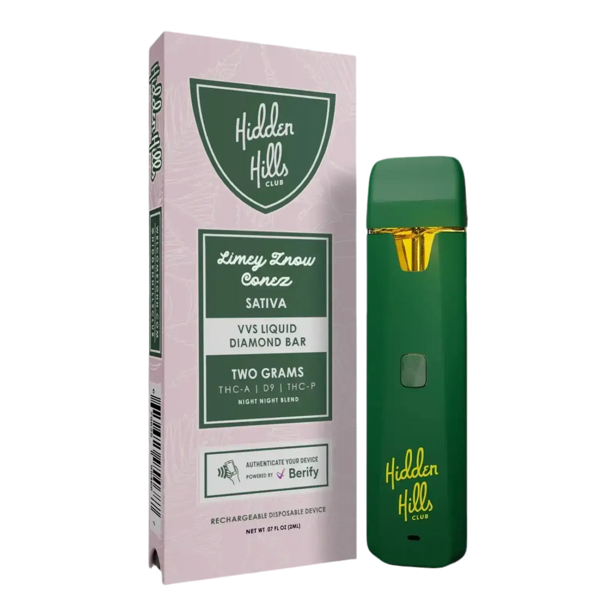 2G Hidden Hills Liquid Diamond Disposable