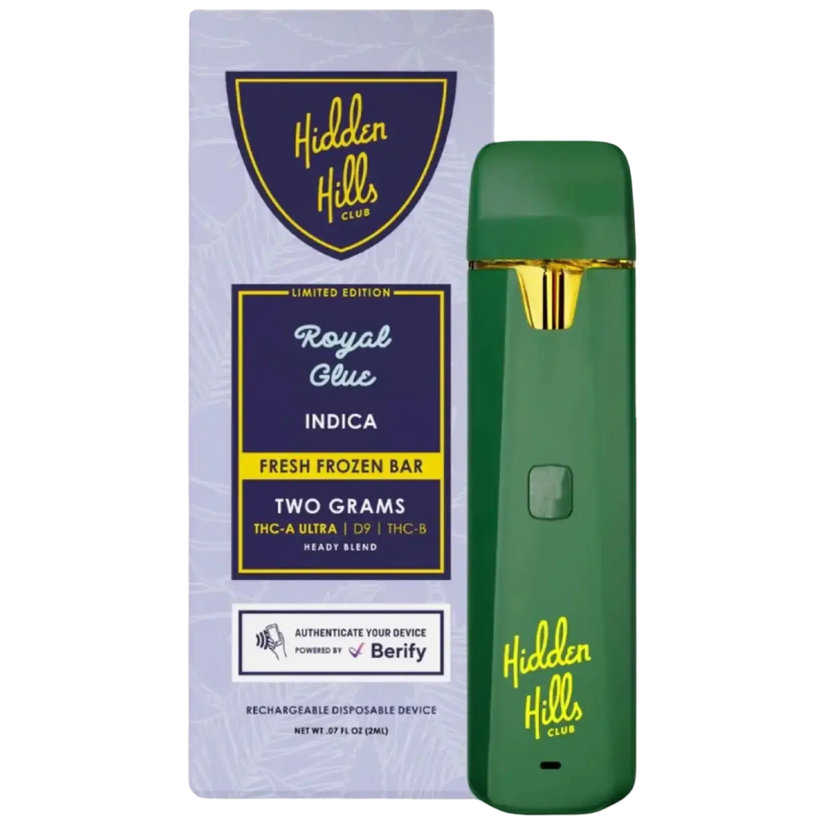 2G Hidden Hills Liquid Diamond Disposable