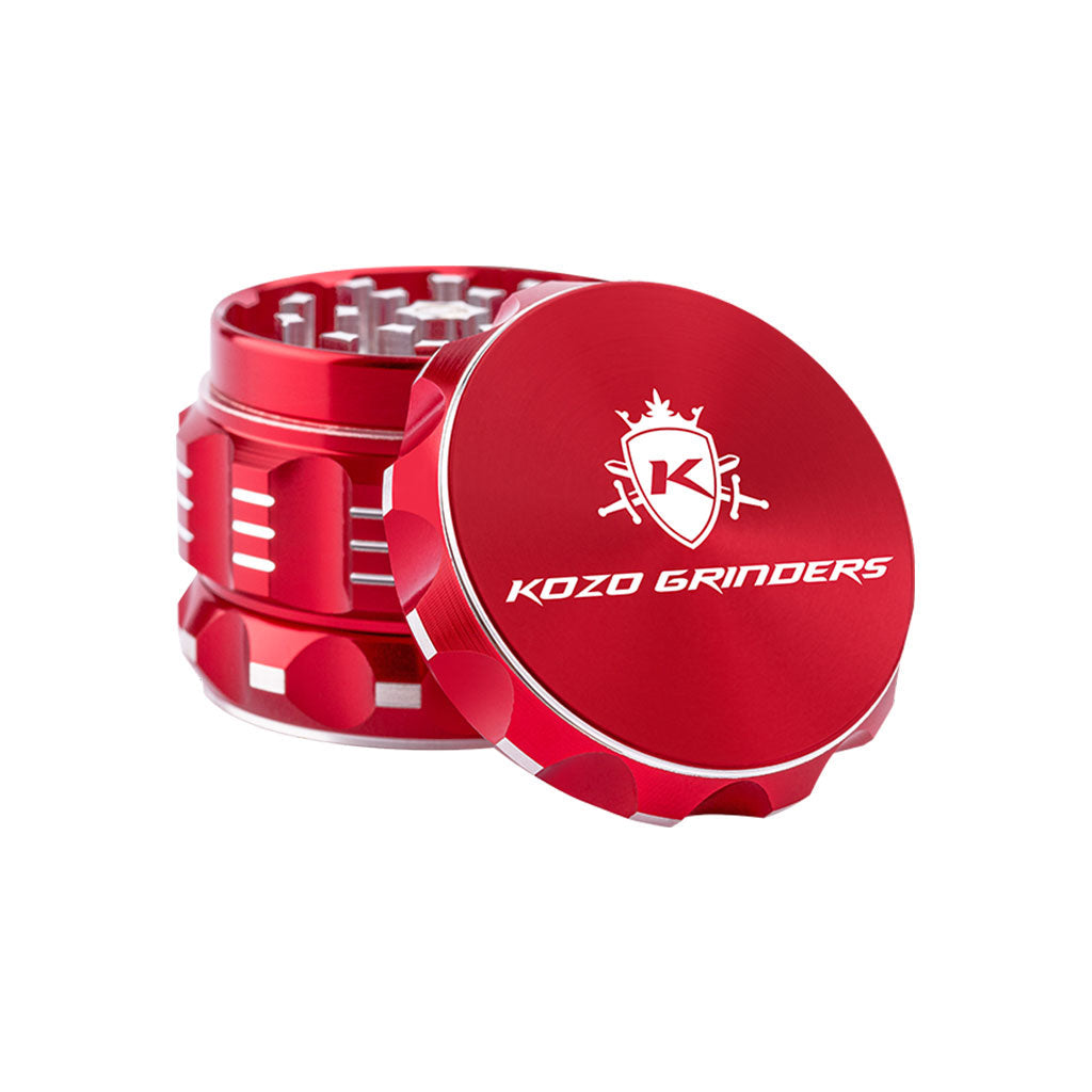 Kozo 2" 4-Piece Aluminum Grinder with Kief Catcher