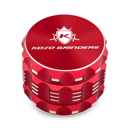 Kozo 2" 4-Piece Aluminum Grinder with Kief Catcher