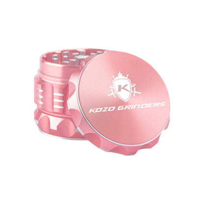Kozo 2" 4-Piece Aluminum Grinder with Kief Catcher