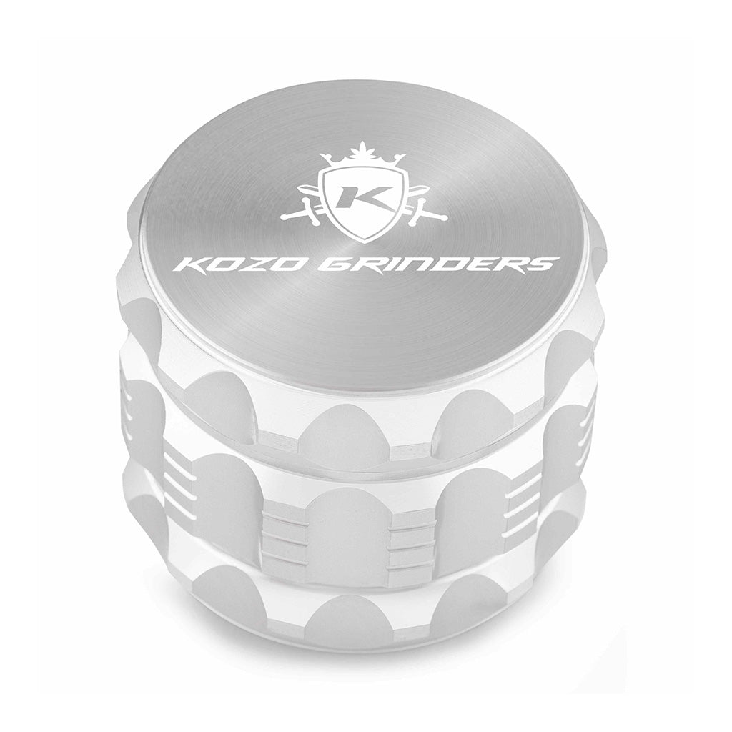 Kozo 2" 4-Piece Aluminum Grinder with Kief Catcher