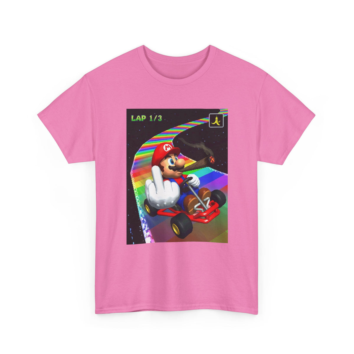 Mario Karting, Blazing, And Flipping The Bird Tee