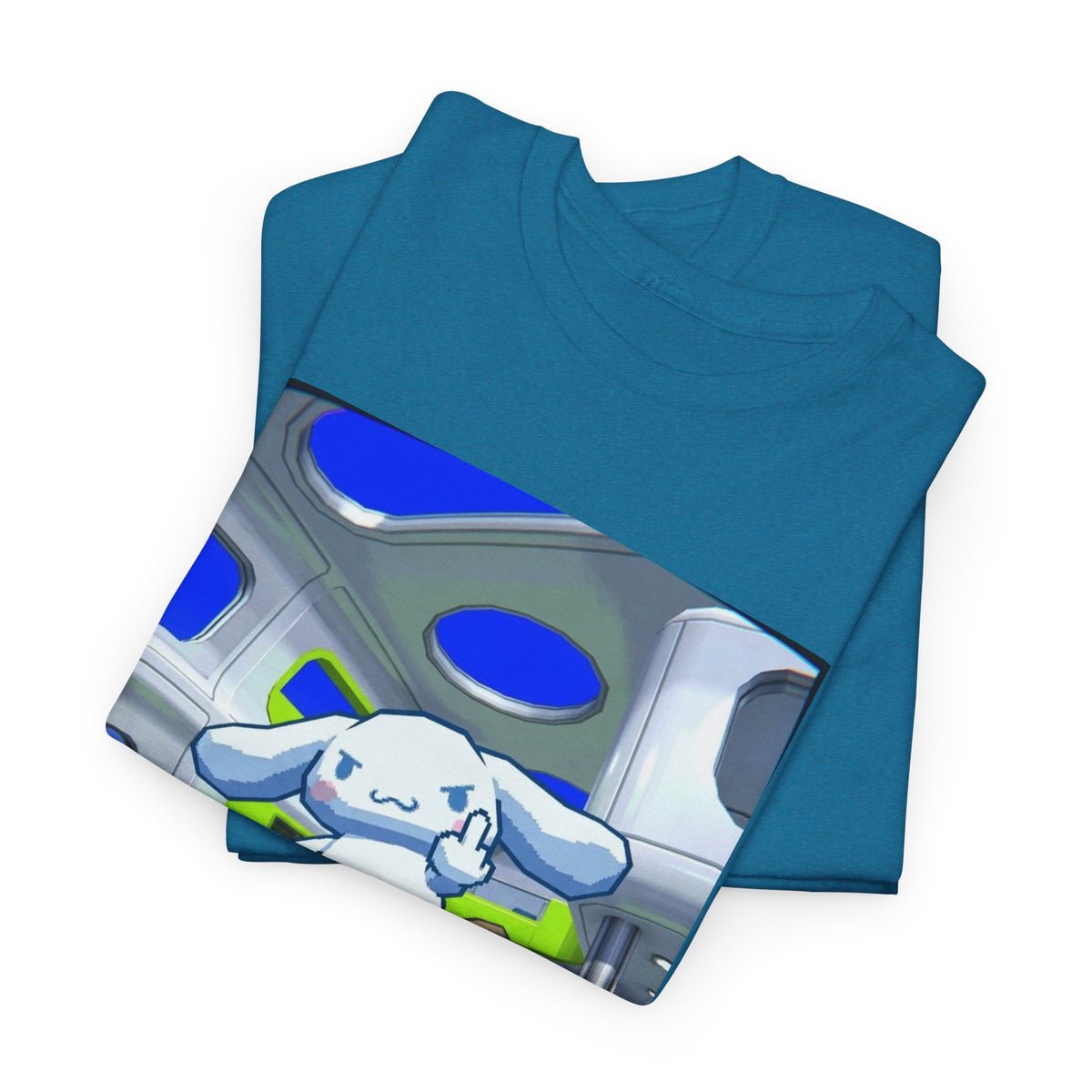 Cinnamoroll Skater Flipping Off Tee