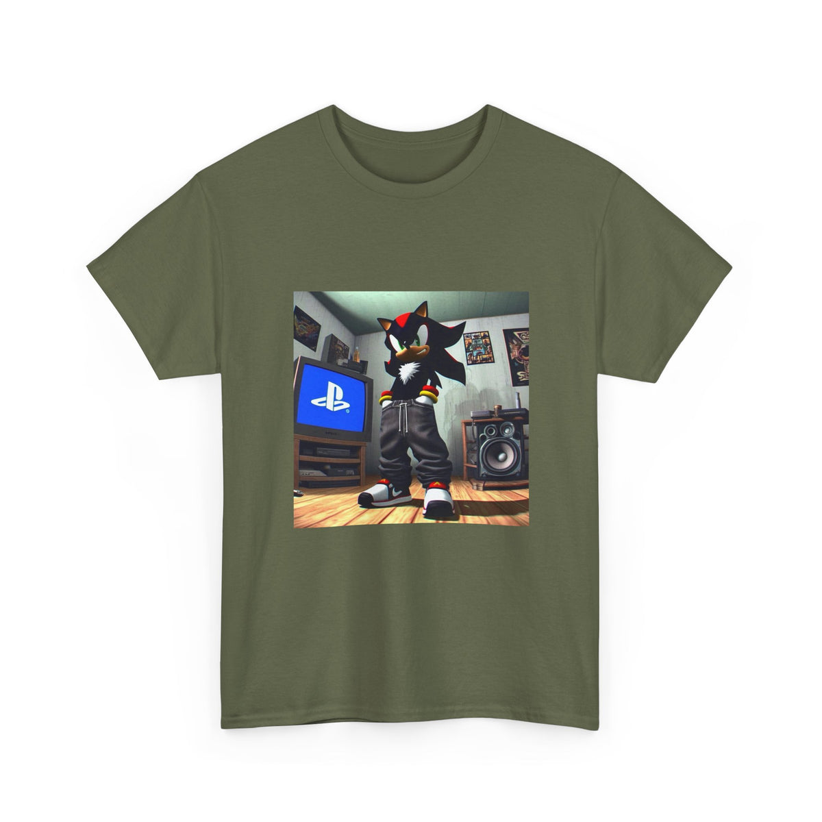 Shadow The Hedgehog's Y2K Drip Tee