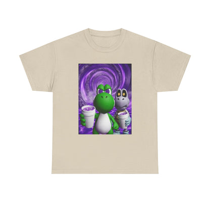 Yoshi And Dry Bones Sippin' Purple