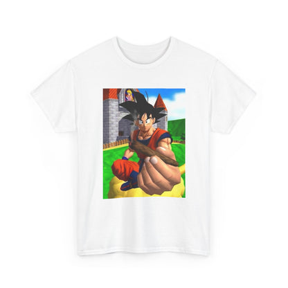 Goku Offers a Blunt at Peach's Castle