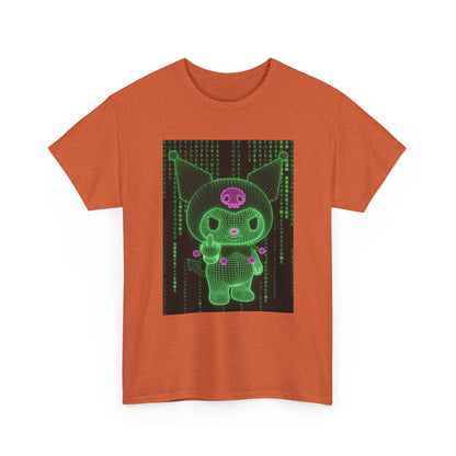 Wireframe Kuromi Flipping The Bird Tee