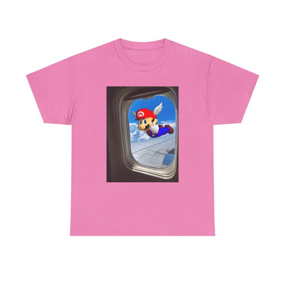Winged Mario Flipping The Bird Tee