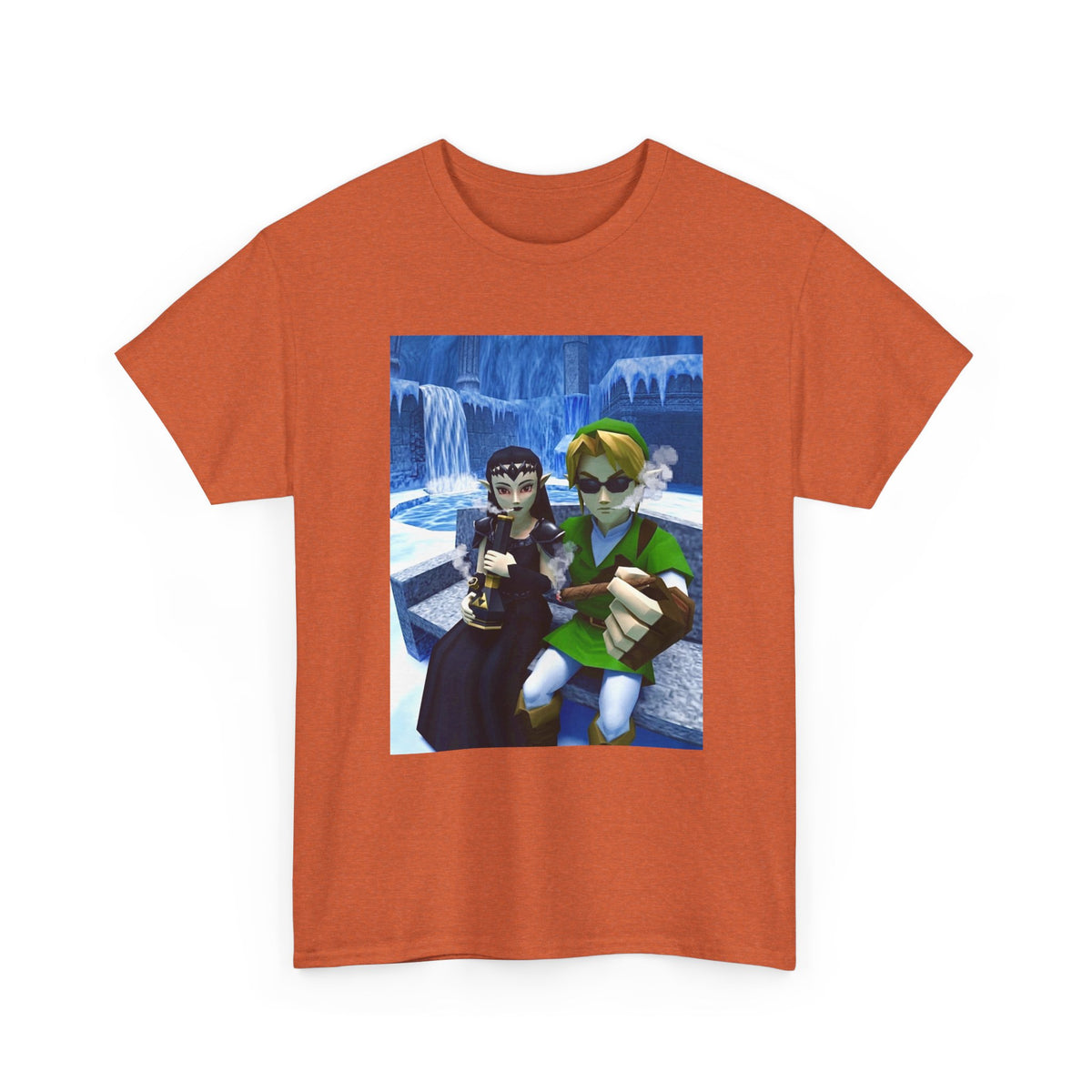 Goth Zora And Link Chilling Icy Plateau