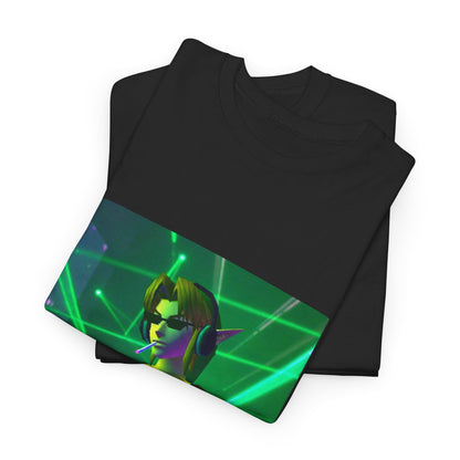 DJ Link Smoking A Blunt At The Club Tee