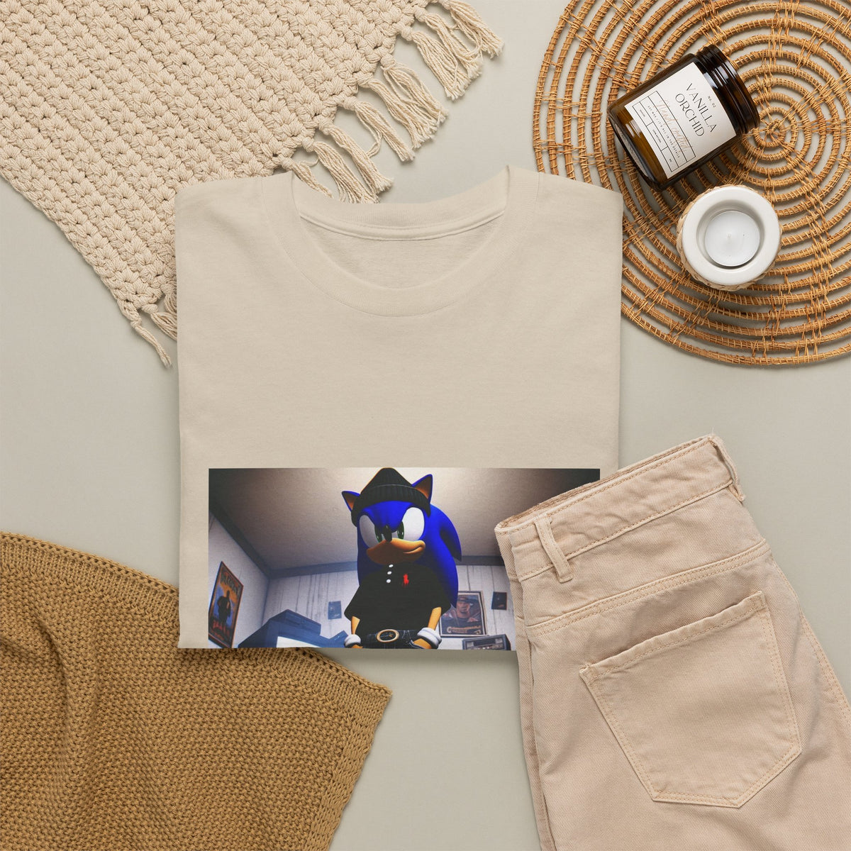 Sonic Drip With PlayStation Room Tee