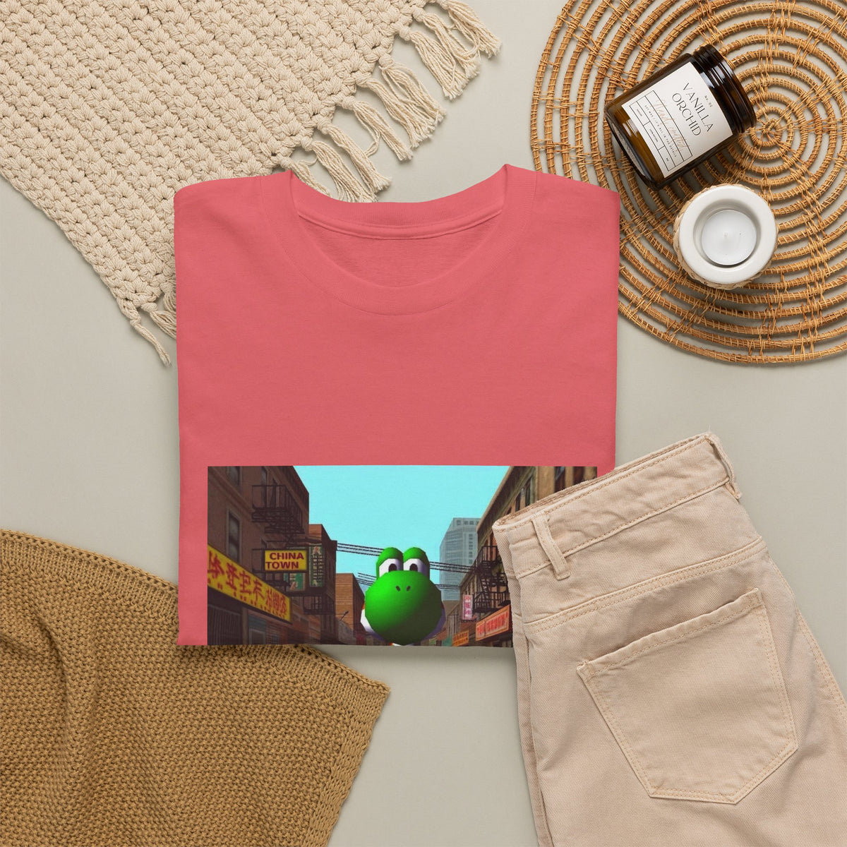 Yoshi Chilling In Chinatown Tee